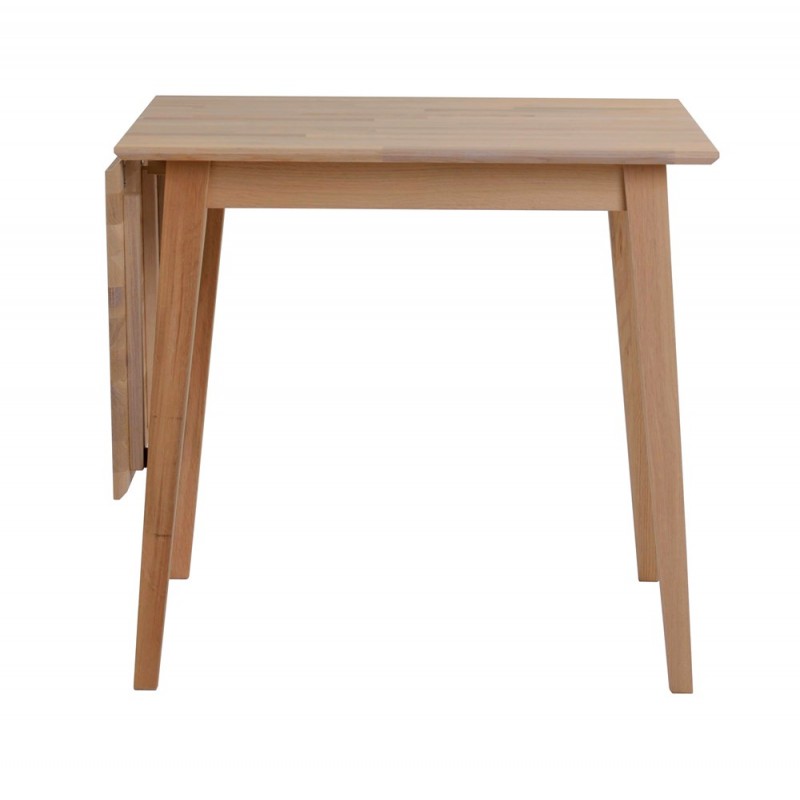 RO Filippa Drop Leaf Table 80x80 Oak